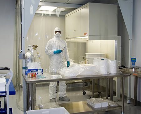 Inside APT's Soft-sided Clean Room