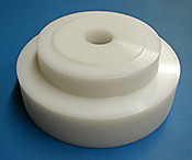 Tivar 1000 UHMW-PE part in process